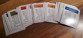 Family Guy Monopoly Collector&#39;s Edition Replacement Title Deed Cards Set Of 28  - £11.08 GBP