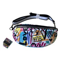 New Brighton Graffiti Love Cross Body Belt Bag STYLE D30265 - £46.69 GBP