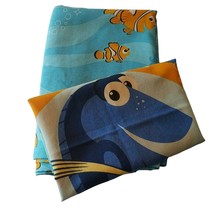 Finding Nemo Dory Disney Pixar Twin Bed Flat Bed Sheet Pillowcase - £23.49 GBP