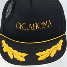 Oklahoma Gold Leaf Snapback Cap Hat - $22.53