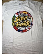 NEW MENS CHANGES STREET FIGHTER GRAPHIC CREW NECK WHITE T SHIRT TEE Medium - $288.59 MXN
