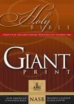 Giant Print Handy-Size Reference Bible: NASB 1977 Edition (AMG Giant Pri... - £39.33 GBP