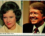 President Jimmy Carter and Rosalynn Carter UNP Chrome Postcard I4 - $3.91