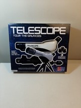 NOS - Child&#39;s Telescope, Tour The Galaxies, 3 Magnification Lenses &amp; Tri... - £9.61 GBP