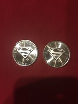 TWO 2016 Canadian Superman S-Shield Man Of Steel 1 oz .9999 Silver Coin  - £79.86 GBP