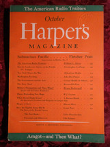 Harper&#39;s October 1943 Fletcher Pratt Christopher La Farge John Dos Passos +++ - £10.34 GBP