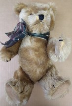 Vintage Chad Valley Chiltern Teddy Bear Hygienic Toys Brown Amber Eyes England - £114.39 GBP