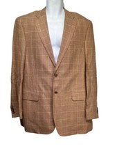 pronto moda Elite bamboo windowpane blazer mens Size 42R - £35.16 GBP