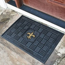 New Orleans Saints Door Mat 19x30 Medallion - $75.49
