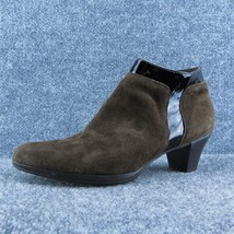 Munro  Women Ankle Boots Brown Suede Zip Size 10 Medium - £19.35 GBP