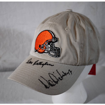 Autographed Cleveland Browns Baseball Hat - £77.84 GBP