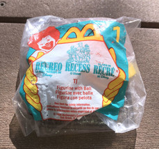 Vtg 1998 Mc Donalds Disney &quot;Recess Tj&quot; Figurine With Ball Toy New In Package #1 - £3.08 GBP