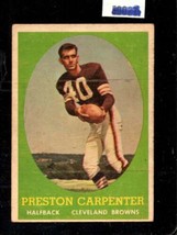 1958 TOPPS #128 PRESTON CARPENTER VG+ BROWNS *X85148 - $3.19