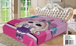 Little Girls Paradise 2 Ply Plush Blanket Softy And Warm Twin Size - £35.19 GBP