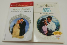 Robyn Donald 2 Book Lot Romance Royal Baby Bargain Summer Storm - £3.94 GBP
