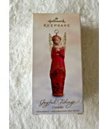 HALLMARK Ornament 2005-Joyful Tidings Angel titled &quot;Cordelia&quot; in Red Gown - $225.69 MXN