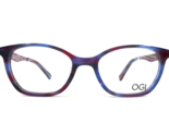 OGI Kids Eyeglasses Frames OK322/1921 Purple Blue Square Full Rim 45-16-125 - $29.69