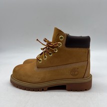 Timberland Premium 12709 Boys Wheat Waterproof Lace Up Ankle Boots Size 13 - £23.87 GBP