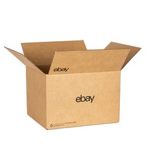 (20) eBay-Branded Boxes With Black Color Logo 12&quot; x 10&quot; x 8 - £38.01 GBP