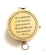 I am the Master of My Fate Thoreau&#39;s Go Confidently Compass Holiday Gift... - $45.07 CAD