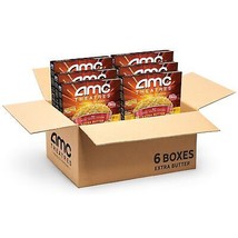 36 BAGS TOTAL | AMC Theatres Microwave Popcorn, Extra Butter, 2.75 oz (6 Boxes, - £44.99 GBP