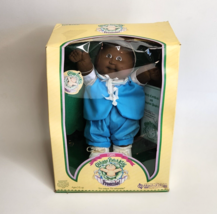 Vintage 1985 Cabbage Patch Kids Preemie Baby Boy African American Doll In Box - £91.82 GBP