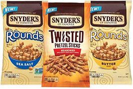 Snyder&#39;s of Hanover Seasoned Pretzel Twists &amp; Pretzel Rounds Variety 3-Pack - $499.50 MXN