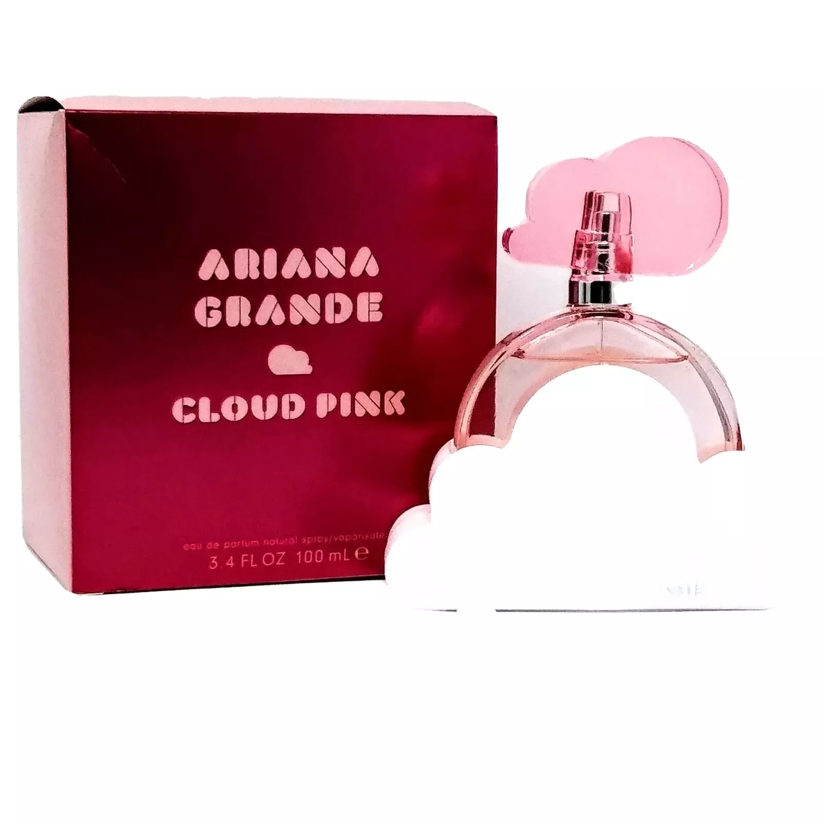 Ariana Grande Cloud Pink 3.4oz Authentic Pink Perfume Spray Sealed - $1,037.42 MXN