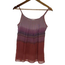 Cabi 555 Red Herringbone Sleeveless Tank Top Shirt Size XS Women’s - $15.00