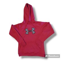 Under Armour Women&#39;s Red Pink Long Sleeve Pullover Hoodie - Size XL - £15.09 GBP