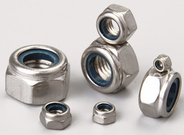 Stainless Steel 304 SS Hex Nylon Lock Nuts Metric M2 M2.5 M3 M4 M5 M6 M8 M10 - £3.91 GBP+