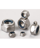 Stainless Steel 304 SS Hex Nylon Lock Nuts Metric M2 M2.5 M3 M4 M5 M6 M8... - $4.89+