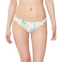 Jessica Simpson Tie Dye Stretch Lined Hipster Bikini Bottom Ruched Colorful S - £7.80 GBP