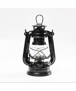 Nice Retro Oil Lantern Outdoor Camp Kerosene Paraffin Hurricane Lamp Black - $13.99