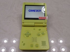 Refurbished Nintendo Gameboy Game Boy SP  Yellow Spongebob Squarepants V5 LCD - £140.92 GBP