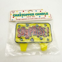 Vintage Ambassador Birthday Caketopper Candle Surprise - $9.99