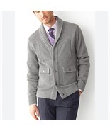 BANANA REPUBLIC merino wool blend knit sweater blazer cardigan size large - $80.69 CAD