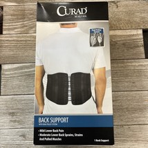 Curad Back Support with Dual - Pulley System Black Large-Xlarge - $20.67