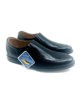Clarks Men Whiddon Step Loafers - Black Leather, US 9.5W / EUR 42.5 - $32.67