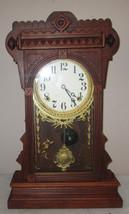 vintage GINGER STYLE WOOD CLOCK PENDULUM INDIA - $376.55