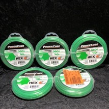 Power Care HEX .080 in x 40 ft Universal Trimmer Line Lot of 5  1002 813 192 - £7.90 GBP
