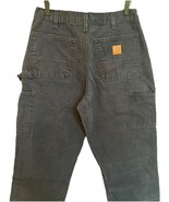 Carhartt Utility Work Pant Mens 33X30 Loose Fit Washed Duck Dark Navy B1... - $24.75