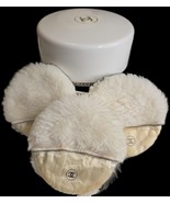 Vintage CHANEL No. 5 Bath Powder For Dusting Puff Screen EMPTY W/ Puffs - $841.23 MXN