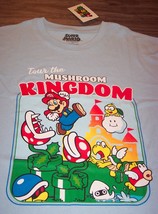 Vintage Style Super Mario Bros. Nes Nintendo T-Shirt Medium New 1980&#39;s Koopa - £15.53 GBP