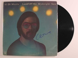 Al Di Meola Signed Autographed &quot;Land of the Midnight Sun&quot; Record Album - £31.89 GBP