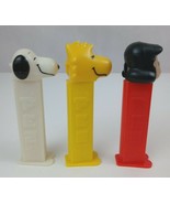 Vintage 1990s Lot Of 3 Peanuts Pez Dispensers Snoopy, Woodstock, &amp; Lucy - £9.97 GBP