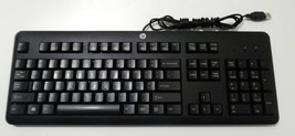 Genuine Hp KB57211 Usb Keyboard Black, Tested Lot Of 5 - £10.25 GBP