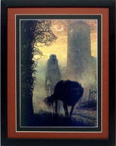 Framed Beksinski Art Poster Wolf Walker - £38.57 GBP