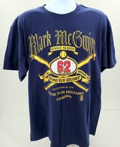 Vintage 1998 Mark McGwire Single Season Home Run Record 62 Home Runs T Shirt LG - £67.08 GBP