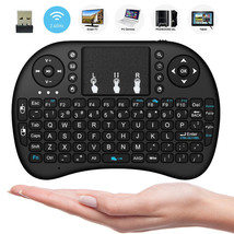 I8 2.4Ghz Mini Wireless Keyboard Remote Control Touchpad for Android Smart TV PC - £15.98 GBP